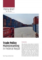 Trade Policy Mainstreaming in Federal Nepal Trade Policy Mainstreaming in Federal Nepal