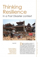 Thinking Resilience: In a Post Disaster Context Thinking Resilience: In a Post Disaster Context