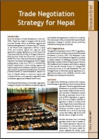 Trade Negotiation Strategy for Nepal Trade Negotiation Strategy for Nepal