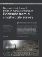 Nepal-India informal trade in agricultural inputs Evidence from a small-scale survey Nepal-India informal trade in agricultural inputs Evidence from a small-scale survey