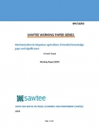 Mechanization in Nepalese agriculture: Potential knowledge gaps and significance 